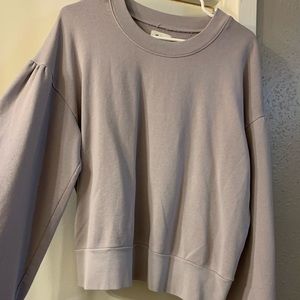 Madewell Bell Sleep Purple Sweater